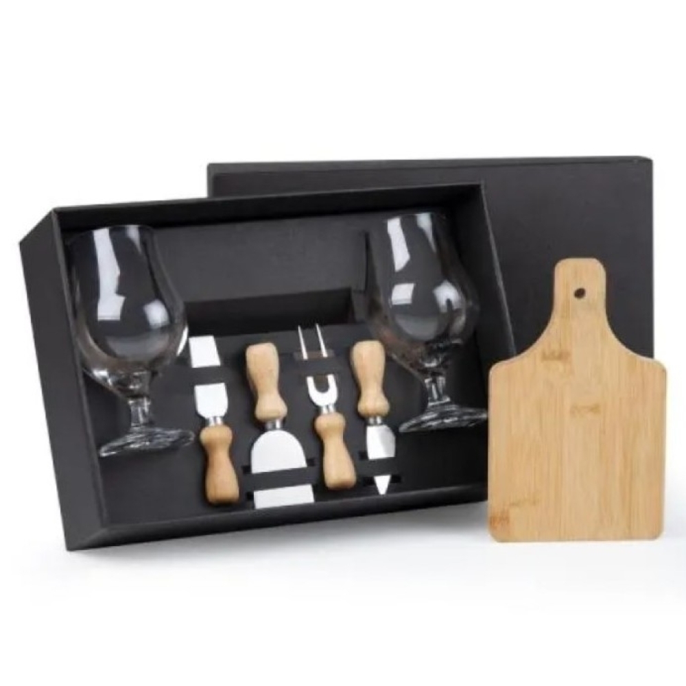 CONJUNTO PARA QUEIJO / CERVEJA - 7 PÇS