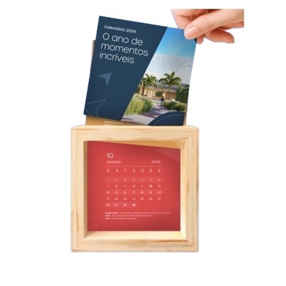 Caixa Calendário Personalizada-CXCALENDARIO