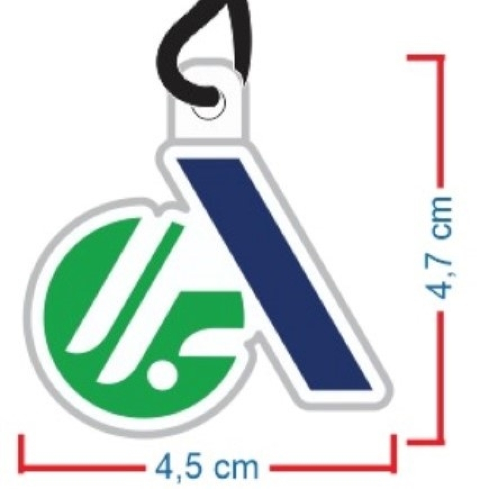 Chaveiro Emborrachado Personalizado-BCHAV003