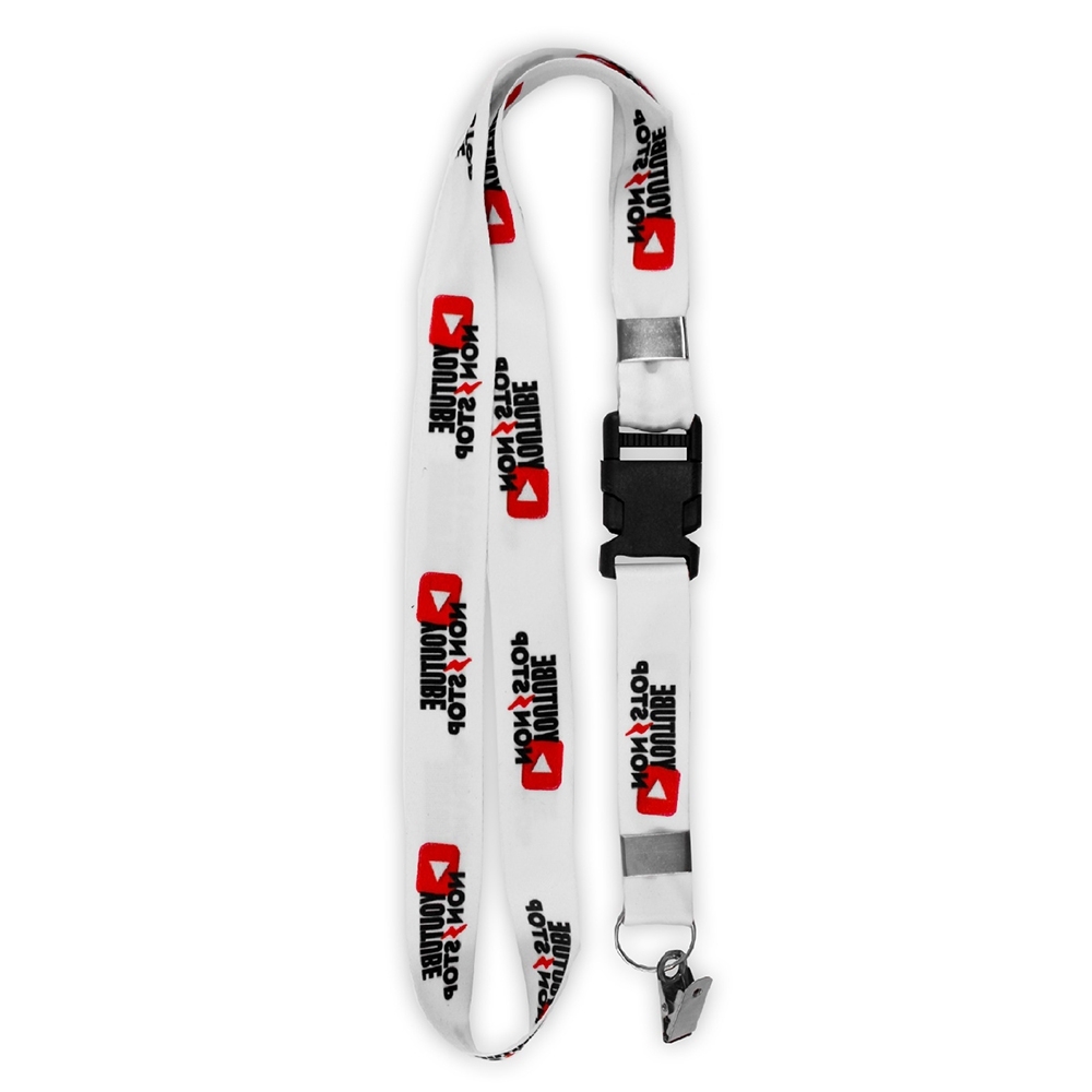 Cordão Para Crachá Com Trava de Segurança-168cordaoparacracha