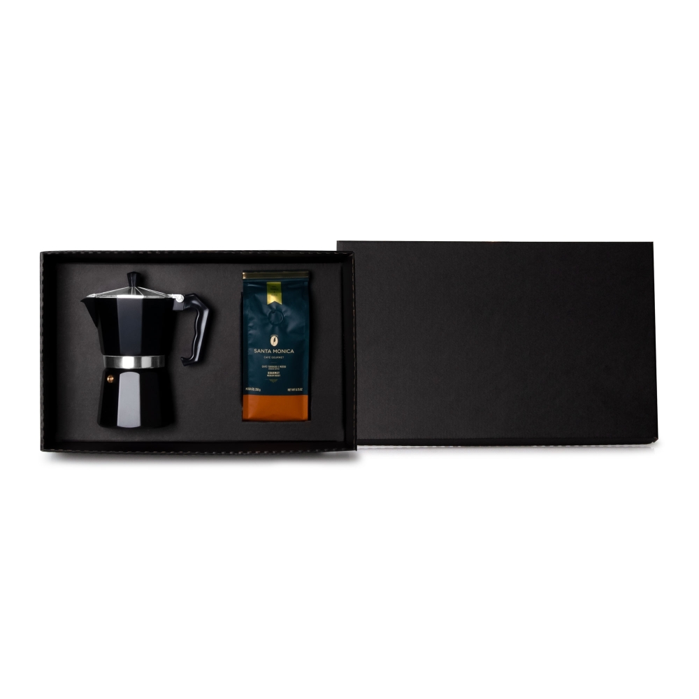 KIT SANTA MONICA PARA CAFÉ COM CAFETEIRA ITALIANA-KT-9063D