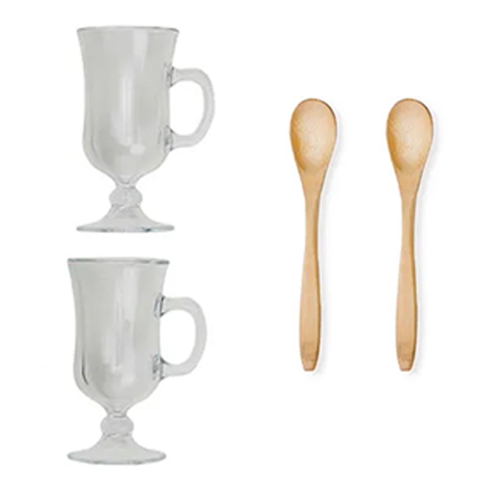 KIT SANTA MONICA PARA CAFÉ COM CAFETEIRA ITALIANA E CANECAS