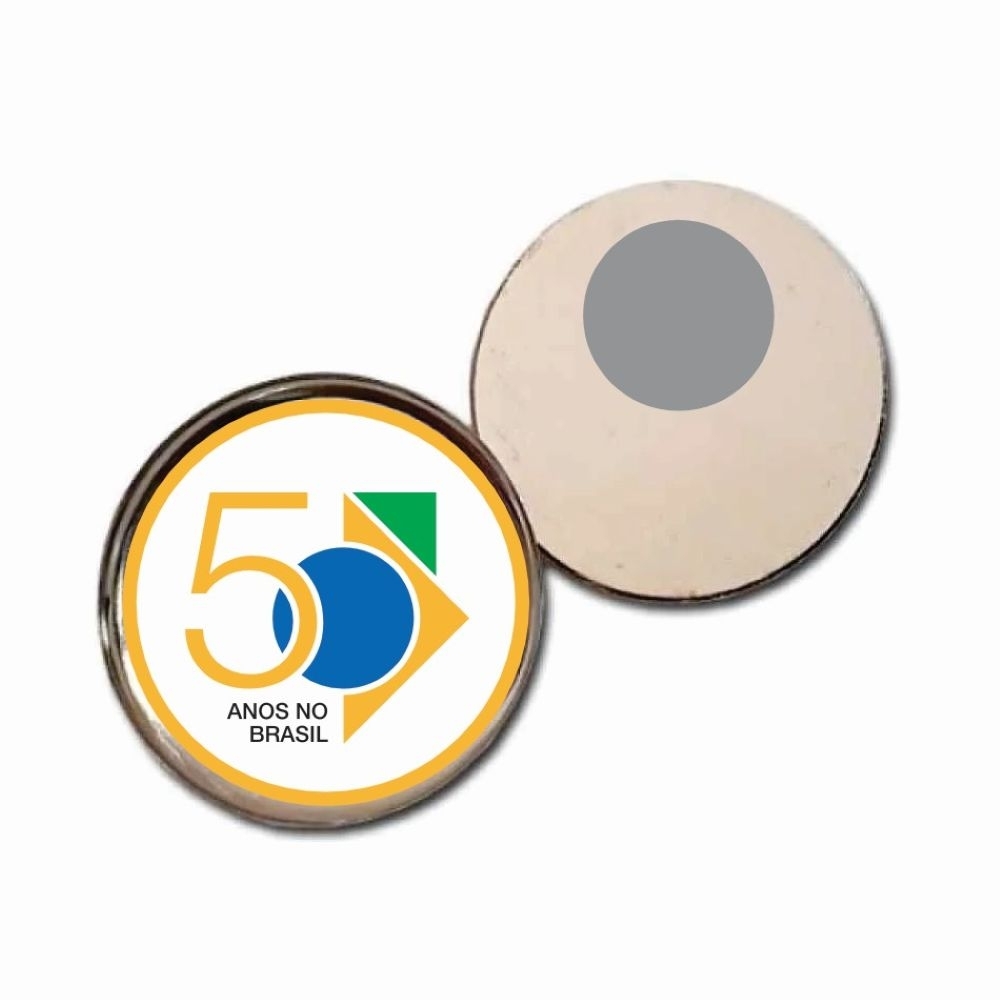Pin Redondo com Gravação Etiqueta Resinada-PRCGER01