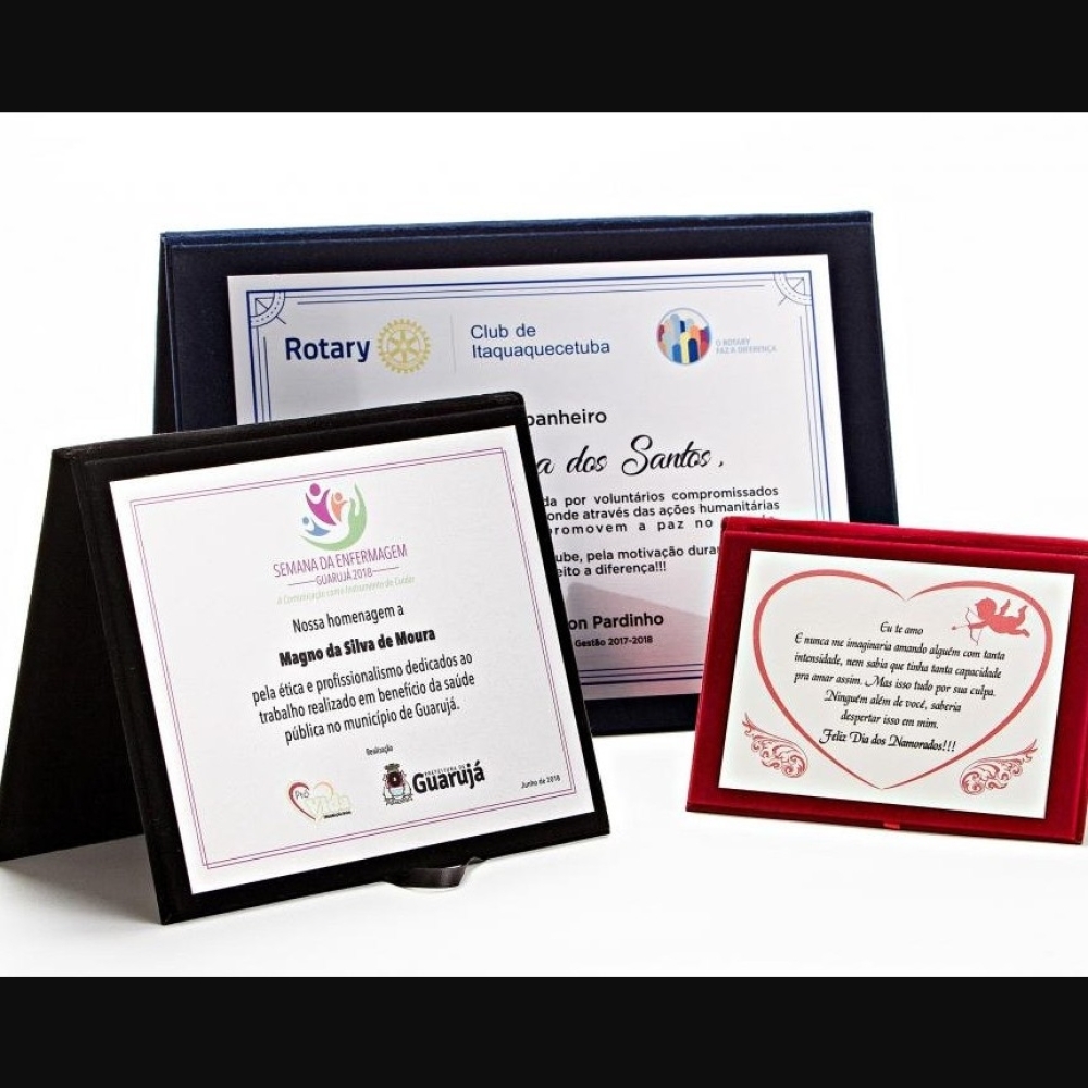 Placa de Homenagem-BC Placa - 2 